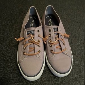 Gray Sperry Slip ons Sneakers